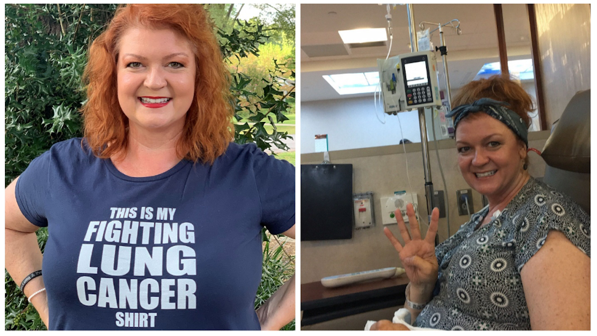 Patient prospers after her tumor grows larger