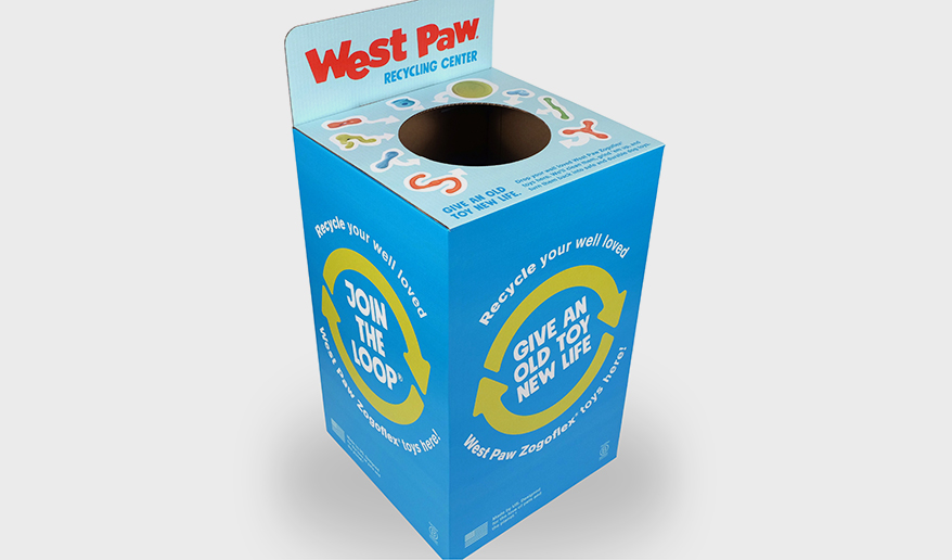 West Paw Offer Recycling Collection Bins at Retail Locations Across the US