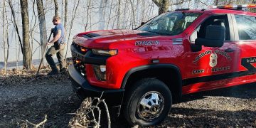 Brush Fire Contained in Lenoir City, Tennessee