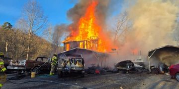 Two-Alarm Fire in East Knox County Engulfs Multiple Structures