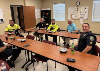 Maryville Police Department thanks Vulcan Materials for providing lunch to officers