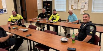 Maryville Police Department thanks Vulcan Materials for providing lunch to officers