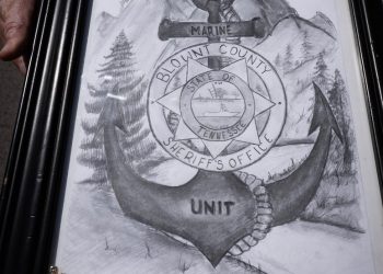 Blount County Sheriff’s Office highlights student-designed Marine Unit pin
