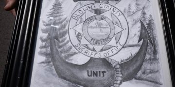 Blount County Sheriff’s Office highlights student-designed Marine Unit pin