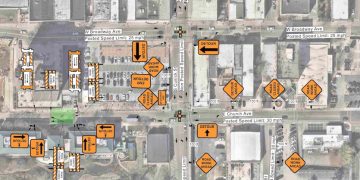 Temporary road closure scheduled on W. Church Avenue for rooftop equipment installation