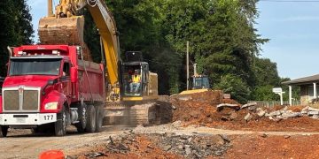 Carpenters Grade Road project advances as Maryville crews complete grading and base work